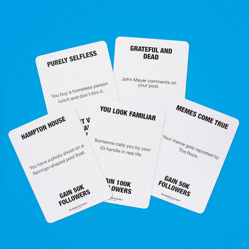 Influencers in the Wild Board Game - 2-6 Players - Social Media Card Game by Tank Sinatra