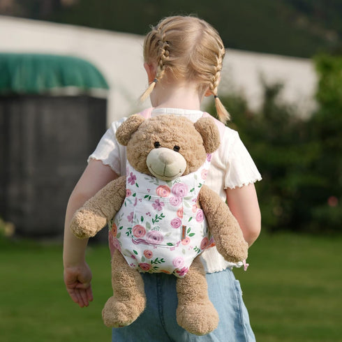 Backpack GAGAKU Kids' Doll Carrier - Adjustable Rose Baby Doll for Toddlers