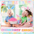 100 Deekin Pcs Plastic Easter Eggs Fillable Empty Colorful Bright Eggshells for Easter Hunt, Filling Treats, Party
