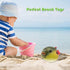 Gemini&Genius Sea Animal Pufferfish Action Figure Soft Rubber Swim Bath Toy, Educational Role Play Toy