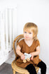 Pearhead Wooden Toy Bunny, Push and Pull Montessori Toy for Baby Girl or Boy Nursery Accessory