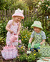 Set 8 Kids Gardening Tool Toys - Pieces Quality Garden Kit for Toddlers & Kids with Shovels, Rake, Watering Can, Hat