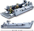 hhohio 2 WW2 Set, 4 (325 World War Landing Craft Building Toys Military Vehicle Brick WWII Army Warship Boat Model