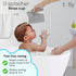 6pcs Elbow Set 2 Bath Kneeler and Rest pad - Complete Bathtime Kit with Cushions, Rinse Cup, Spout Cover, Thermometer