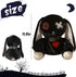 Creepy Goth Bunny Plush Toy - Spooky Stuffed Animal for Easter