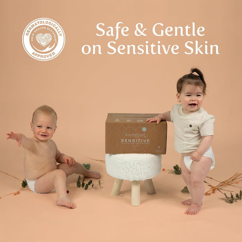 1 (176 Count) Earth & Eden Sensitive Baby Diapers, Size - Eco-Conscious & Hypoallergenic Diapers - No Harsh Chemicals