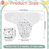 6 Pack 100% 0-3 Ramede Swaddle Blanket with Hats for Baby Girl Boy Cotton Swaddles Months, Adjustable Breathable Skin