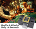 Card Shuffler 2-4 Deck Automatic - Battery-Operated Electric Card Shuffler for UNO/Poker