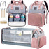 UR Choice Baby Diaper Bag With Changing Station, Travel Waterproof Diaper Bagpack