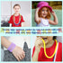 6 Pack (6) Sensory Chew Necklace for Boys and Girls, Stretch Chewing Necklaces for Kids with Autism ADHD SPD, Oral