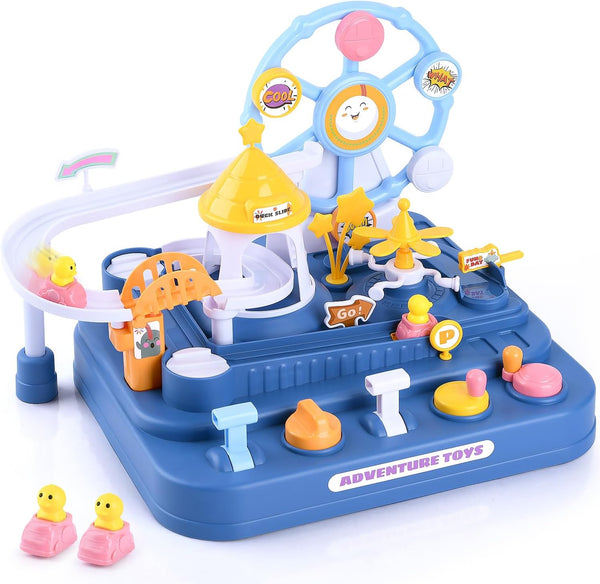 Magnetic Car Race Track for Toddler 3+ Educational Stem Toys Montessori Toys