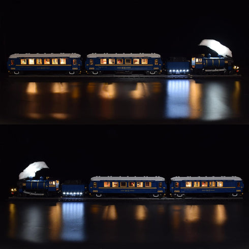LED Lighting Kit for Lego Ideas 21344 The Orient Express Train Building Set - Model Not Included (Remote Version)