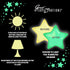 Great Explorations: Colorful Stars Super Kit, Glow In The Dark Ceiling Stars, 150 Pieces