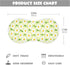 decor gift 4 Pack 22x11in Cotton Burp Cloths Large Soft Touch Spring White Daisy Green Pattern Feed Cloth for Unisex