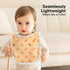 8-Pack KeaBabies Bibs for Baby Girl, Boy - Pullover Large Baby Bibs for Drooling and Teething Infant, Newborn,Soft