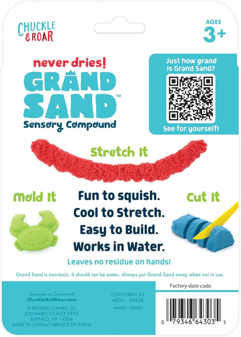 Chuckle & Roar - Grand Sand - Sensory Construction Sand for Creative Play