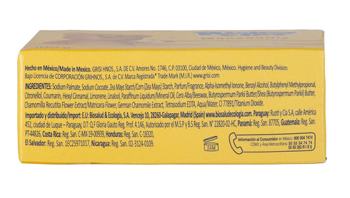 6-Pack 3.5 Oz 6 Ricitos de Oro Baby Cleansing Bar Soap with Extract Calming Effect, Chamomile, of Each Soap, Soaps