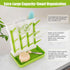 Flysich 2PCS Countertop, 12 Baby Bottle Drying Rack, Space Saving Baby Bottle Organizer for Vertical Bottle Dryer