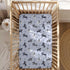 KuphiL10C Mattress-28x52 Cartoon Western Horses Pattern Baby Sheets for Crib, Unisex Farm Animals Horse ABC Letters