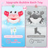 Gigilli Crab Baby Bath Toys, Rechargeable Bath Bubble Machine for Toddlers, Automatic Shower Bathtub Bubble Maker