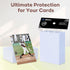 5000 Counts Card Sleeves, Clear Penny Sleeves for Trading Cards, Baseball Card Sleeves, Soft Trading Cards Sleeve Fit