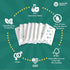 2T-5T, 32 Naturally Nature Potty Training Diaper Booster Pads for Toddlers, Size Super Absorbent Diaper Liners for Day
