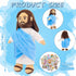 13" Yelakey Jesus Plush Doll - Jesus Plushies with Stickers Christian Faith Plushie Faith-Based Gift for Kids Sunday