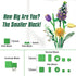 MEIEST Set,Creative Mini Building Blocks Flower Bouquet DIY Unique Decoration Home,Flowers Botanical Collection