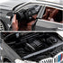 BDTCTK 1:32 Compatible X5 SUV Model Car Toy, Zinc Alloy Pull Back Car with Sound and Light (Black)