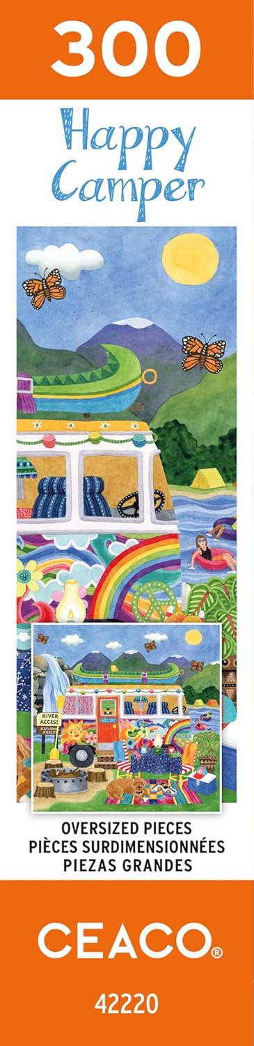 Ceaco - Happy Camper - Waterfall Camper 300 Piece Jigsaw Puzzle