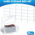 Vicenpal Playing Deck Card Storage Box - Compatible with 100 MTG Holder Storage Case (24 Pcs)