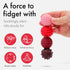 Set 8) ONO Signets Silicone Magnetic Balls with Textured Dimples, Bumps, and Waves | Fun to Play with Fidget Toy