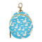 Ducks Round Pacifier Storage Case with Zipper, Portable Pacifier Case for Travel,