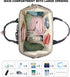Dezcrab Backpack Backpacks Cat Baby Diaper Bag for Women, Large Capacity Waterproof Maternity Travel Nappy