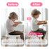 4" 2 Toddler Booster Seat for Dining Table, Kids Booster Seat for Kitchen Chair with Non-Slip Bottom, Portable