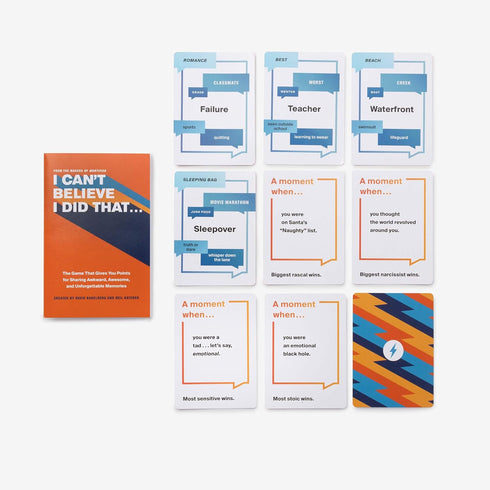 Card Games: Clarkson Potter I Can't Believe I Did That - The Game for Sharing Awkward, Awesome Memories