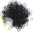 3000PCS Loom Rubber Bands Kit, 75 Clips, 5 Hooks, Premium Bracelet Making Kit for Kids, Black