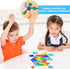 3 Otters Wooden Hexagon Puzzles, Brain Teaser Blocks for Kids, Montessori Educational Shape Pattern Block for All Ages