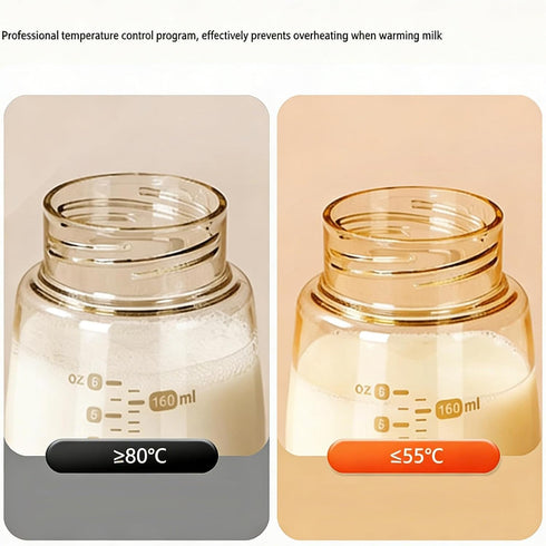 Generic Commuting Multifunctional Milk Warmer Portable Compact Design, Rapid Heating System, Safe Feeding, Nighttime