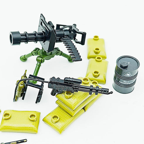 Sendhjurf WW2 Pack Set Set Sets Weapons Military Toy Swat Team Army for Kits,Camouflage Weapon Guns for Minifigure