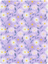 miaozhen 1 Pack 52x28 Cotton Crib Sheets for Baby Boys Girls Soft Sunflower Pastel Purple Yellow Playard Mattress