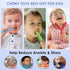 ERKOON Sensory Chew Toys for Autistic Children, 5 Pack Silicone Chewy Tube Oral Motor Tools for Sensory Kids