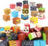 FXLYNAF 84-Piece 0.8in Set, Magnetic Blocks, Build Prince&Princess Magnet Game Stacking Building Blocks Cubes Magnets