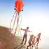 Hengda Kite Software Octopus Flyer Kite with Long Colorful Tail for Kids and Adults, Easy to Fly
