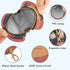 YETTASBIN Vintage Western Cowboy Portable Pacifier Holder Case with Metal Hook Buckle & Zipper for Diaper Bag