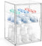 LANLISA Baby Bottle Storage Organizer for Countertop, 3 Tiers Clear Acrylic Bottles