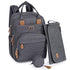 Dikaslon Diaper Bag Backpack - Large Unisex Baby Bags with Portable Changing Pad, Pacifier Case, Stroller Straps