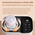 TOLUON 2-Min Portable Baby Bottle Warmer for Travel, Rectangular Waterless Heating - Electric Fast Milk Warmer
