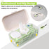Eiszhjk Pack, Wipes Dispenser Compatible with Huggies Flip-Top Clear Refillable Wipe Container, Reusable Wipe Holder