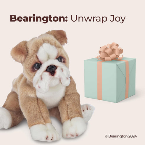 Bearington Tug The English Bulldog Plush, 13 Inch, Stuffed Animal for Kids